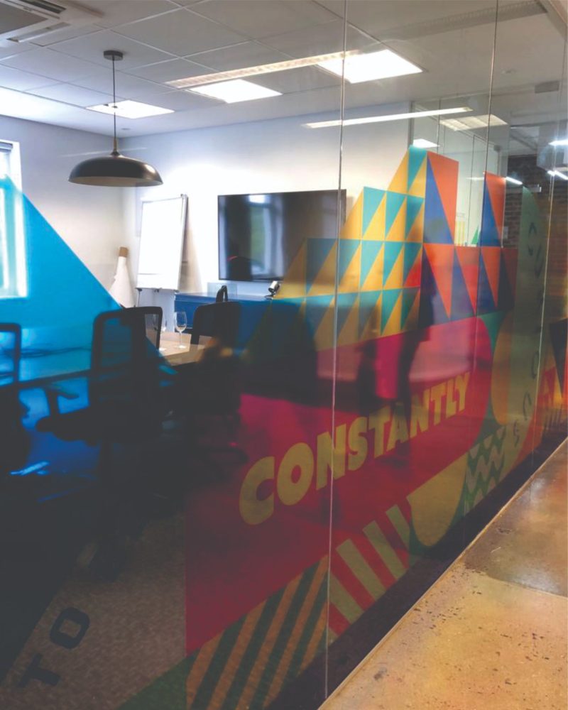 Digitally Printed Clear Vinyl