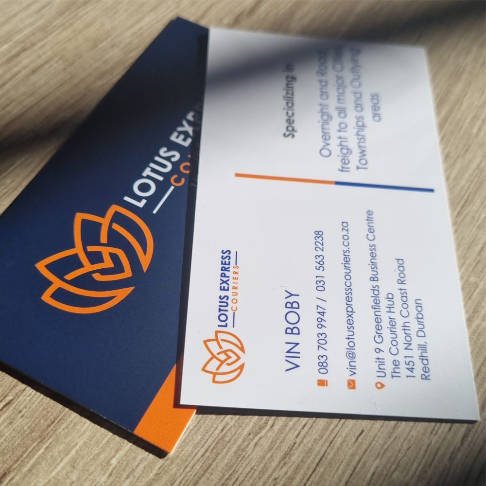 Matt Laminted Business Cards