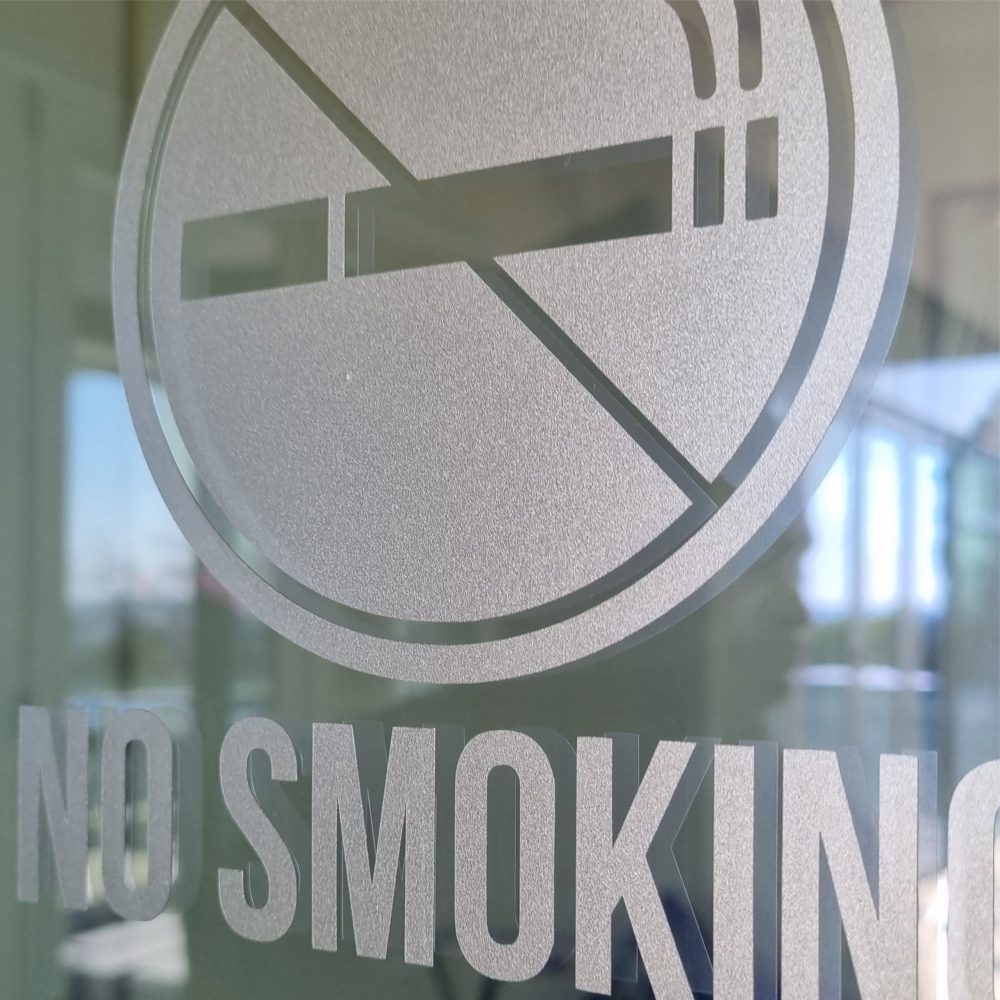 Frosted Decal Signage